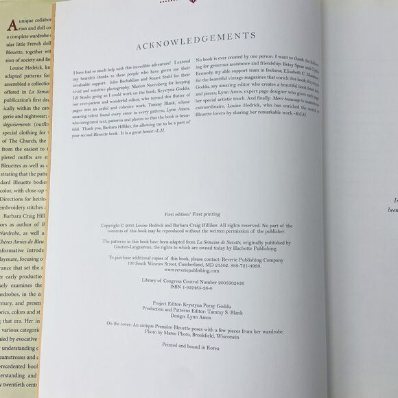 Bleuette Clothing Patterns 1905-1916 by Louise Hedrick & Barbara Craig Hilliker - Picture 10 of 16